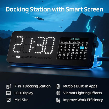 LTC Laptop Docking Station, 7-in-1 USB C Hub - Image 3