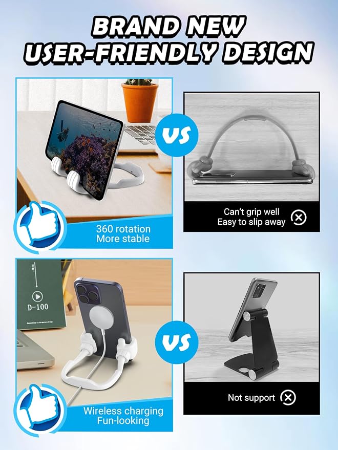Back to School Supplies Gifts for Boys Girls: Thumbs Up Lazy Phone Stand Holder - Image 5