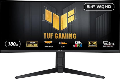 ASUS TUF Gaming 34” 1440P 1500R Curved Monitor by ASUS