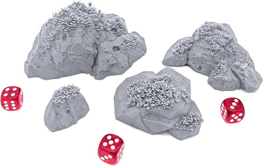 Swamp Scatter Rocks by Printable Scenery, 3D Printed Tabletop RPG Scenery and - Image 2
