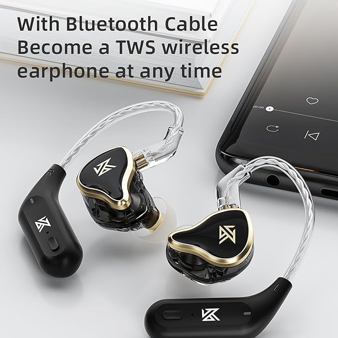 CCA KZ ZAS in Ear Monitor Headphones 16 Units 7BA 1DD Hybrid Drivers HiFi IEM - Image 8
