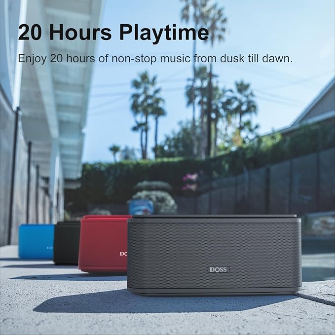 DOSS SoundBox Touch Wireless Bluetooth Speaker - Image 7