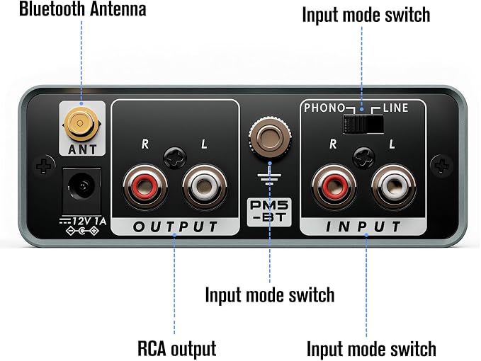Bluetooth Phono Turntable Preamp, Phonograph Preamplifier - Image 2