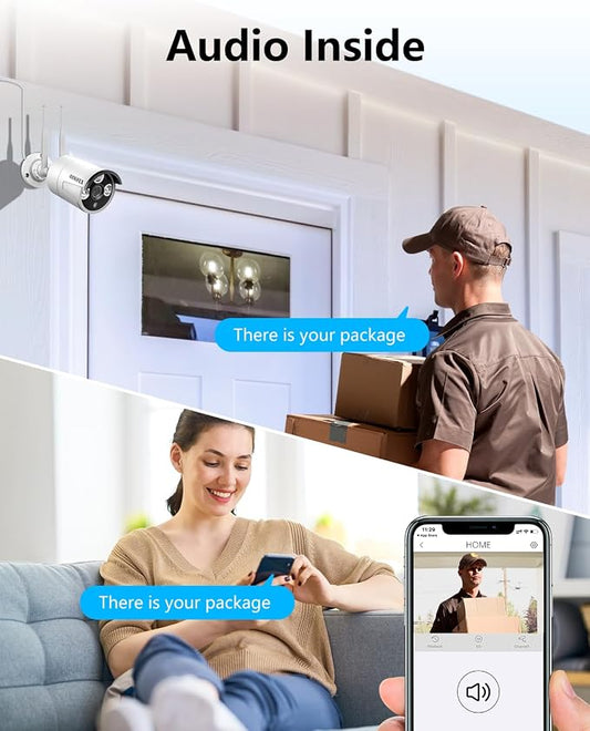 Wireless Security Camera System, 16CH WiFi NVR - Image 2