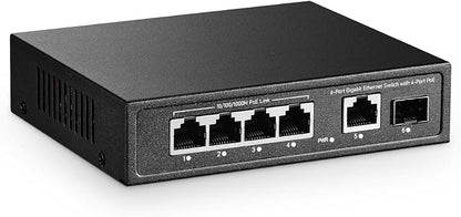 YuLinca 6 Port Mini Gigabit PoE Switch by YuLinca