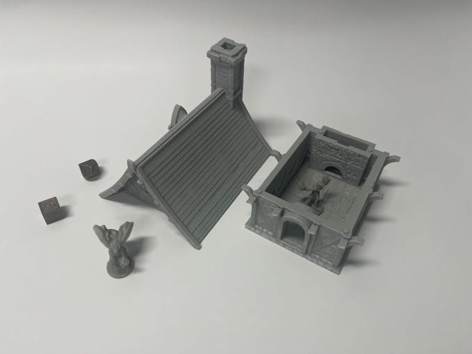 Medieval Miniature Building Terrain Set Compatible - Image 9