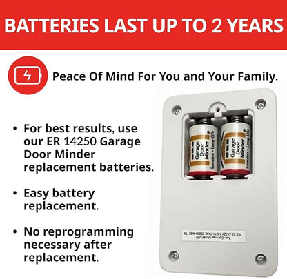 Garage Door Minder® Version II. 100% Wireless. Installs in Two Minutes! No - Image 5