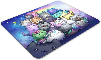 Cute Watercolor Animals Gaming Mouse Pad， Rectangle Mouse Pad Size - Image 2