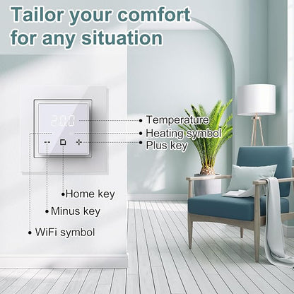 HEATIT Programmable Thermostat, WiFi Smart Thermostat - Image 8