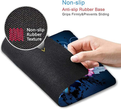 Blue Butterfly Mouse Pad Non-Slip Rubber Base Gaming MousePads - Image 3