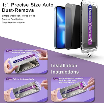 2 Pack Privacy Screen Protector - Image 3