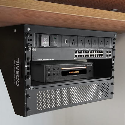 RIVECO 6U Wall Mount Rack for Network| Reinforced Heavy Load 66-99 LBS Small - Image 5