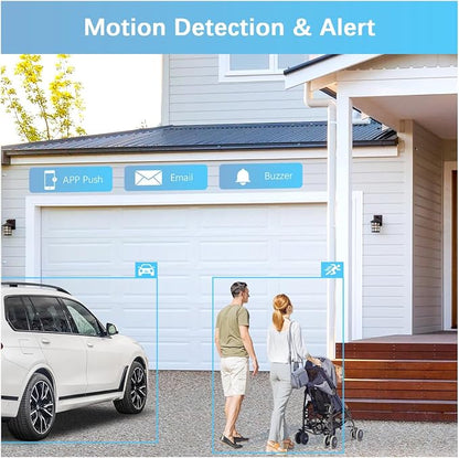WEILAILIFE 【 90ft Super Night Vision & Dual Antenna Enhanced】 2-Way Audio - Image 7