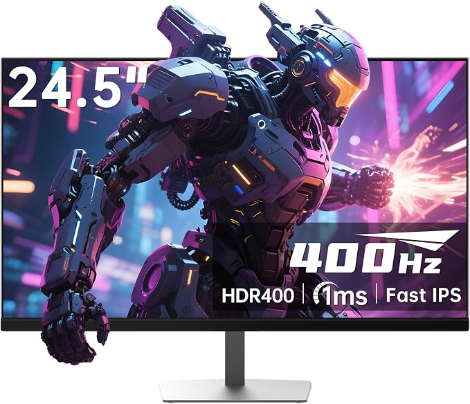 KTC 24.5 inch 400Hz 240Hz Gaming Monitor | Fast IPS 1ms | FHD 1080P Monitor | by KTC