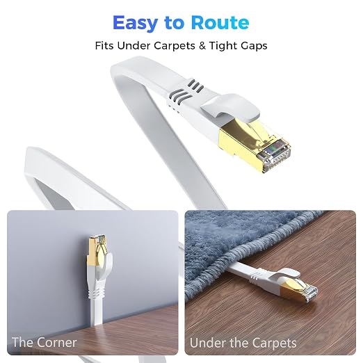 Cat 8 Ethernet Cable 40 FT, Outdoor&Indoor High Speed Heavy Duty Network LAN - Image 5