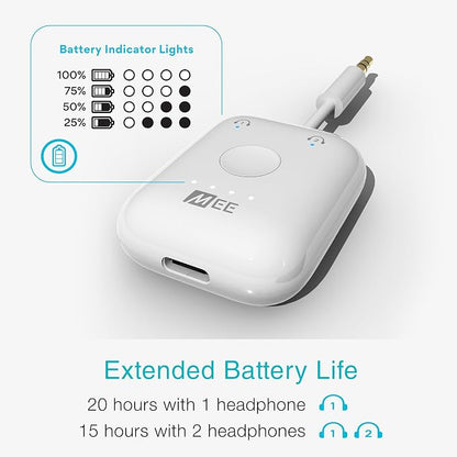 MEE audio Connect Air in-Flight Bluetooth Wireless Audio Transmitter Adapter - Image 7