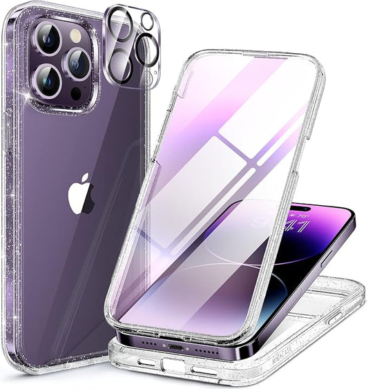 Miracase Glass Series Designed for iPhone 14 Pro Case 6.1 Inch, Upgrade by Miracase