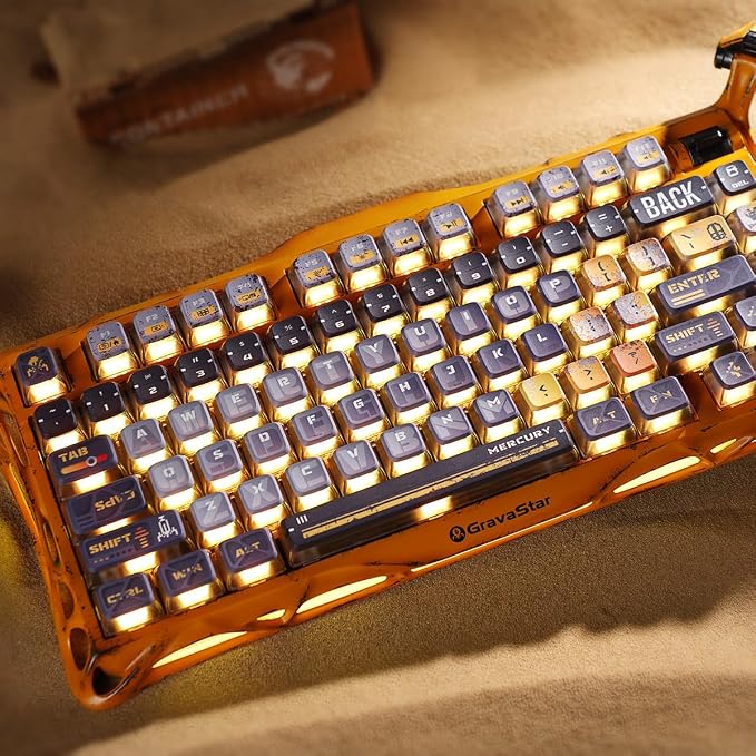 GravaStar Mercury K1 Pro Wireless Mechanical Gaming Keyboard, Aluminum Alloy - Image 5