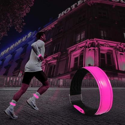2 Pack Rechargeable LED Reflective Armband, High Brightness High Visibility - Image 7