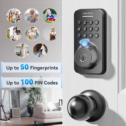 Ulecoce Fingerprint Keypad Deadbolt - Image 6