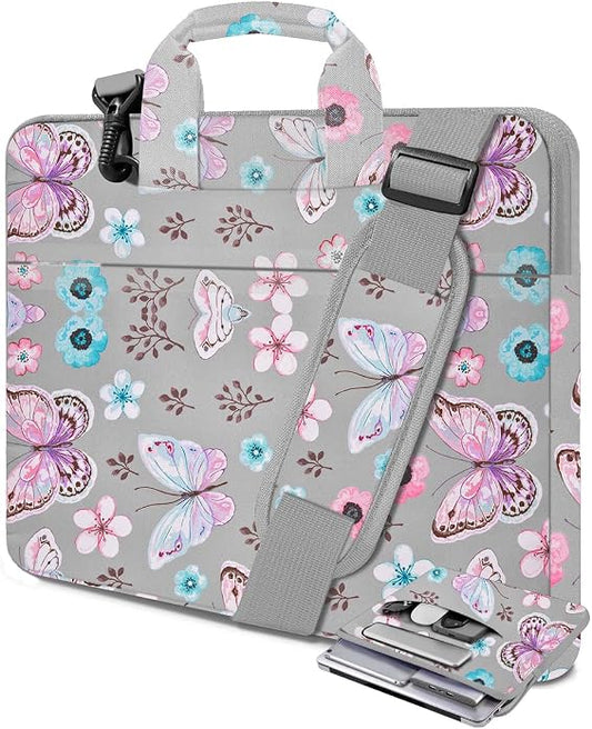 Universal Laptop Shoulder Bag 13-17.3 Inch Shockproof Briefcase by Hseok