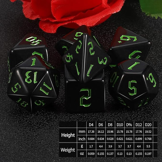 QMAY DND Dice Set -D&D Polyhedral Dice - Image 2