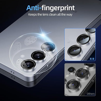 X-it Camera Lens Protector for Samsung S25 Plus, 9H Tempered Glass, Independent - Image 6