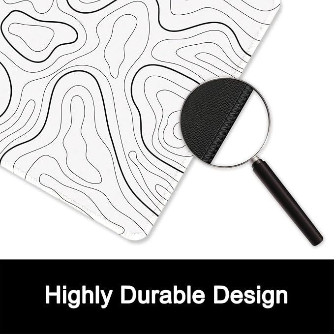 ITNRSIIET Mouse Pad with Stitched Edge Premium Textured Smooth Precise - Image 3
