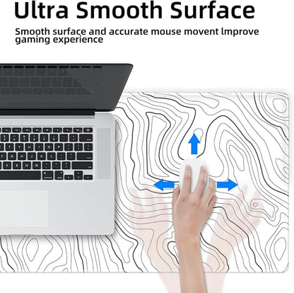 Gaming Mouse Mat Forest Background Pattern XXL XL Large Mouse Mat Long Extended - Image 5