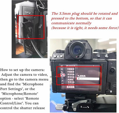 for Fuji gfx100II/GFX100RF Cable Release Wire Shutter Button Shooting - Image 5