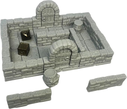 Miniature RPG Modular Tile System 18mm or 28mm DND Terrain Building Accessories by HAUTICO