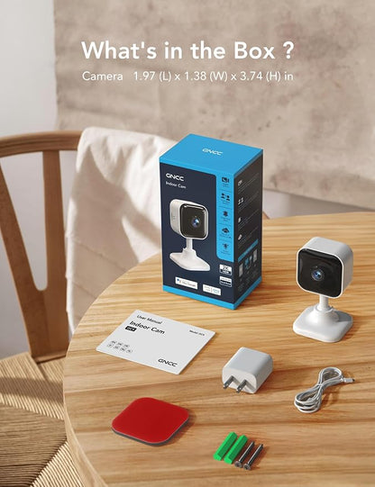 GNCC 2K Indoor Security Camera for Home, Pet Camera 2.4g/5g WiFi, Mini Dog Cam - Image 9