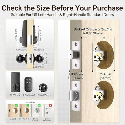 Ulecoce Keyless Entry Door Lock - Image 7