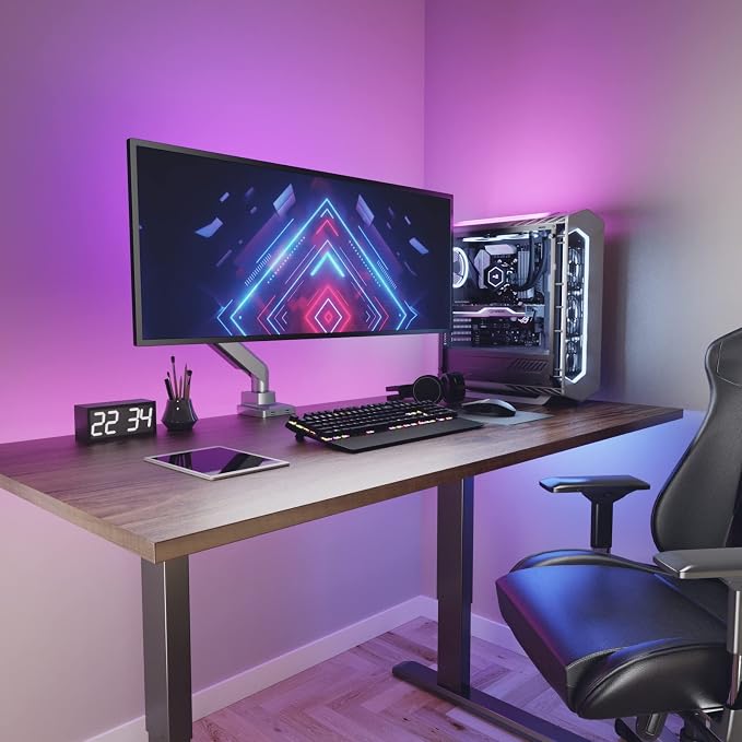 WALI Ultrawide Monitor Arm for 13 to 49 Inch Heavy Duty Curved Screens - Image 2