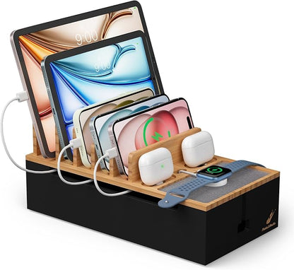 Pezin & Hulin Cord Organizer Box, Surge Protector Organizer, Device Charger by Pezin+%26+Hulin