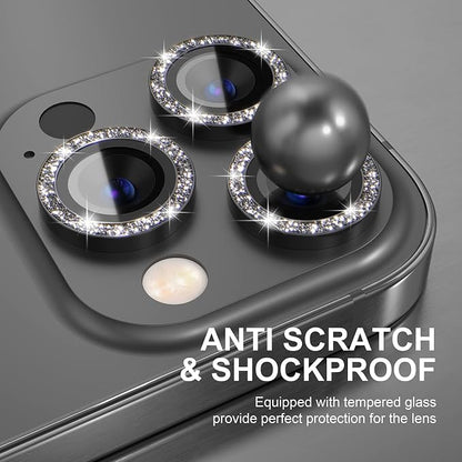 Choiche [3+1 for iPhone 13 Pro/iPhone 13 Pro Max Camera Lens Protector Bling - Image 3