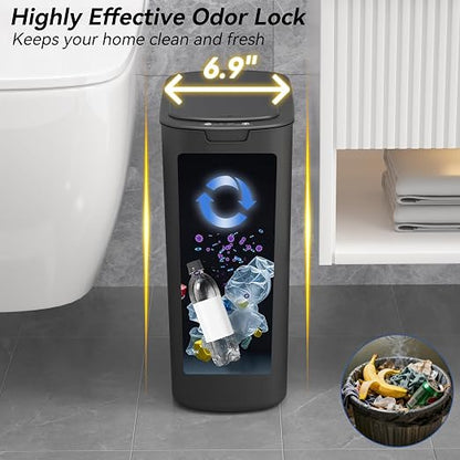 FRESHLIX 5 Gallon Bathroom Automatic Trash Can - Image 4