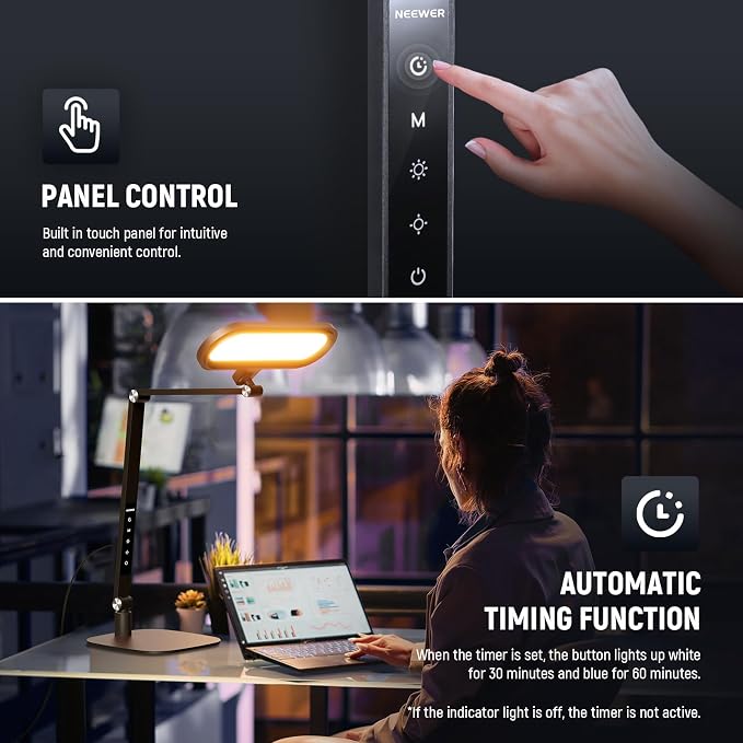 NEEWER Basics 16W LED Desk Lamp - Image 5
