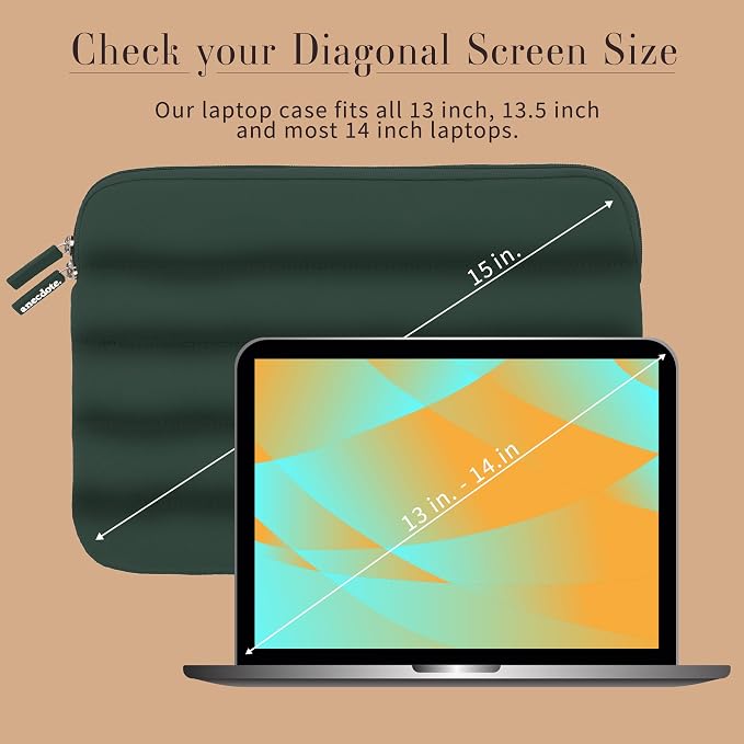 ANECDOTE Laptop Case 13-14 Inch – A Perfect Laptop Sleeve That is Compatible - Image 3