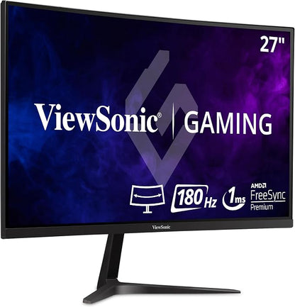 ViewSonic VX2718-PC-MHD 27 Inch Curved 1080p 1ms 180Hz Gaming Monitor by ViewSonicCorporation