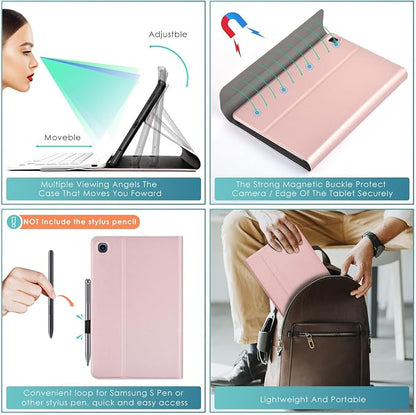 DETUOSI Backlit Keyboard Case for Samsung Galaxy Tab A7 Lite 8.7" 2021 - Image 4