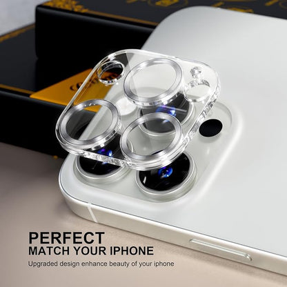 beuxece for 6 Pack iPhone 16 Pro/iPhone 16 Pro Max Camera Lens Protector 9H - Image 5