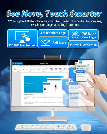 HP 27" All-in-One Desktop Computer - Image 4