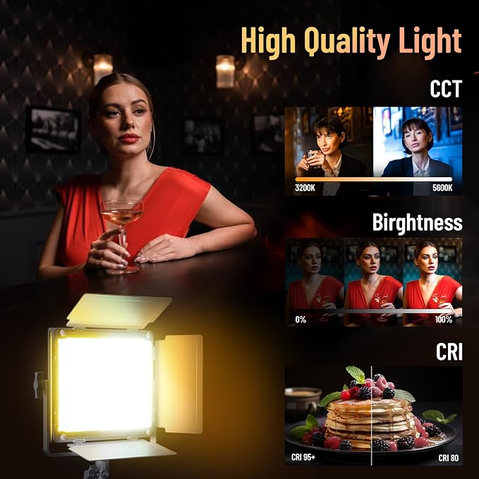 Mettlelite SPL210B Bi Color LED Video Light - Image 3