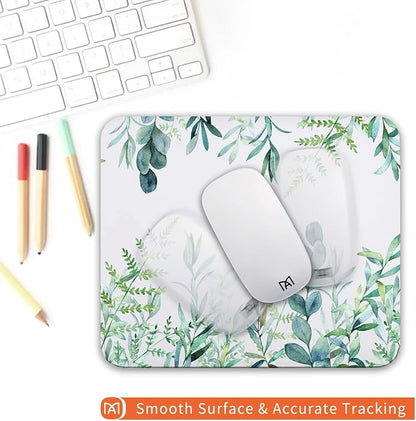 Square Mouse Pad Green Grass, Personalized Premium-Textured Custom Mouse Mat - Image 4