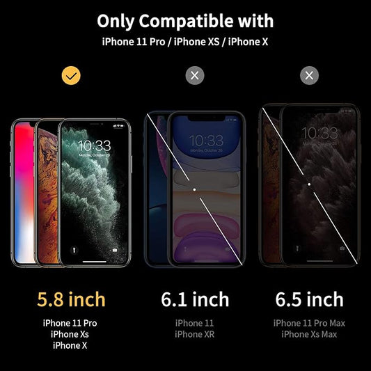UNBREAKcable Screen Protector for iPhone X/XS/ 11 Pro, Double Shatterproof - Image 2