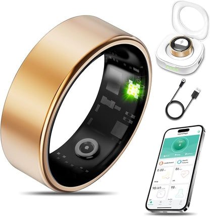 Smart Health Ring for Women Men Fitness Tracker by Milavan