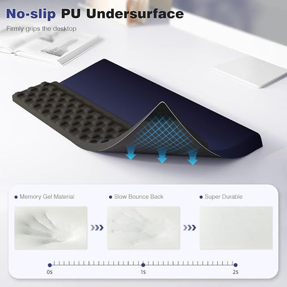Ospelelf Ergonomic Keyboard Wrist Rest Stand Riser Holder Pad - Image 5