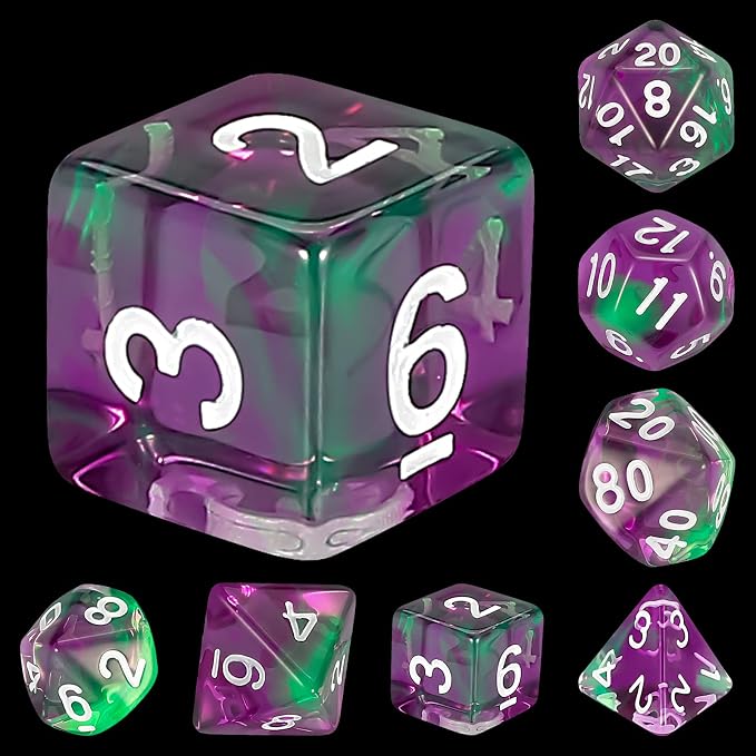 QMAY DND Dice Set -D&D Polyhedral Dice - Image 2