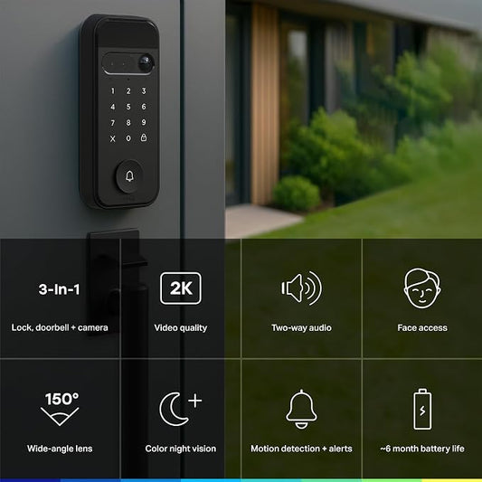 myQ Secure View™ 3-in-1 Smart Lock - Image 2